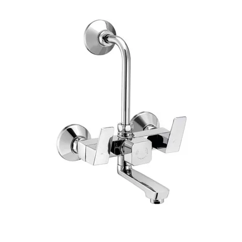 Wall Mixer with provision for Overhead Shower with S.S. bend (with NRV)
