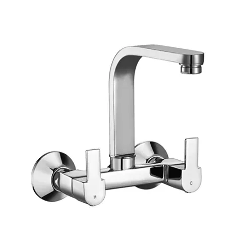 Sink Mixer with Goose Neck Swivel Spout