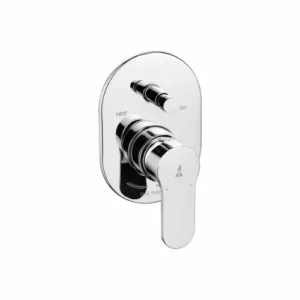 Exposed Parts of Single Lever Concealed Diverter Mixer 3 Outlets