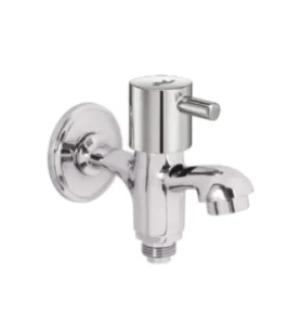 Bib Tap ‘Two-Way’ for Health Faucet / Flush Tank without Flange 15mm