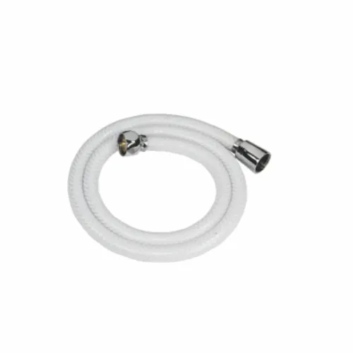 PVC Flexible Connection Pipe White for Hand Shower & Health Faucet 40
