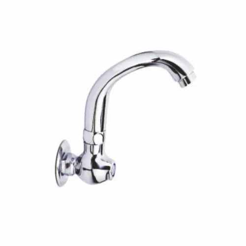 Bib Spout for Foot-Operated Valve