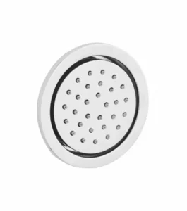 Body Shower Round 130mm with Adjustable Cap & Rubit Cleaning System