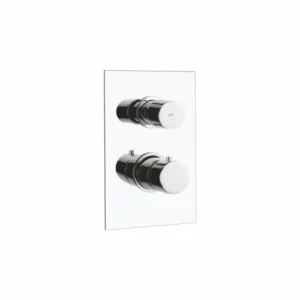 Exposed Parts with Round Knobs for Thermostatic Concealed Wall Mixer