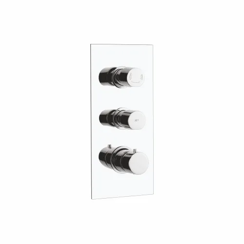 Exposed Parts with for Round Knobs for Thermostatic Concealed Wall Mixer