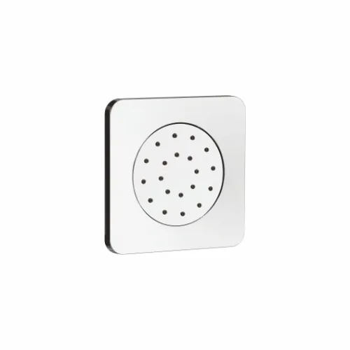 Body Shower Square 130mm with Adjustable Cap & Rubit Cleaning System