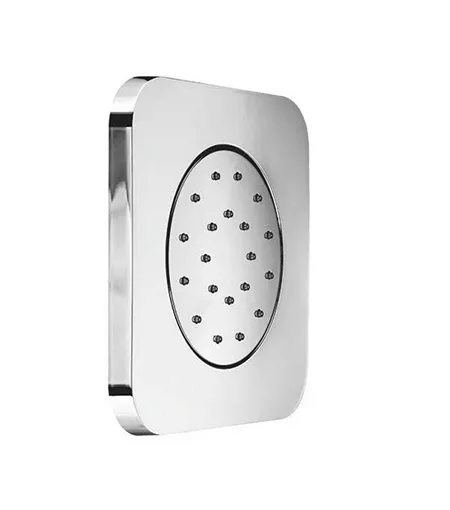 Body Shower Square 130mm with Adjustable Cap & Rubit Cleaning System
