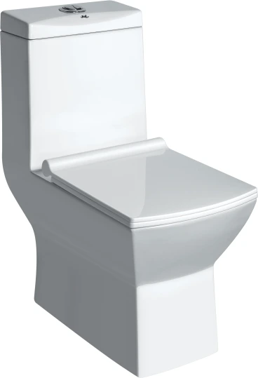 FIANGA Siphonic EWC with Soft Close Seat Cover & Flushing Kit