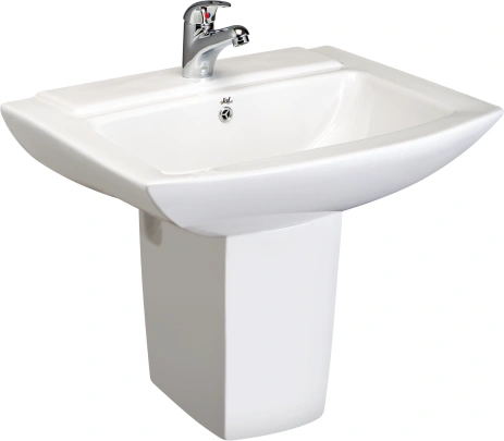 RIO Wash Basin with Half Pedestal