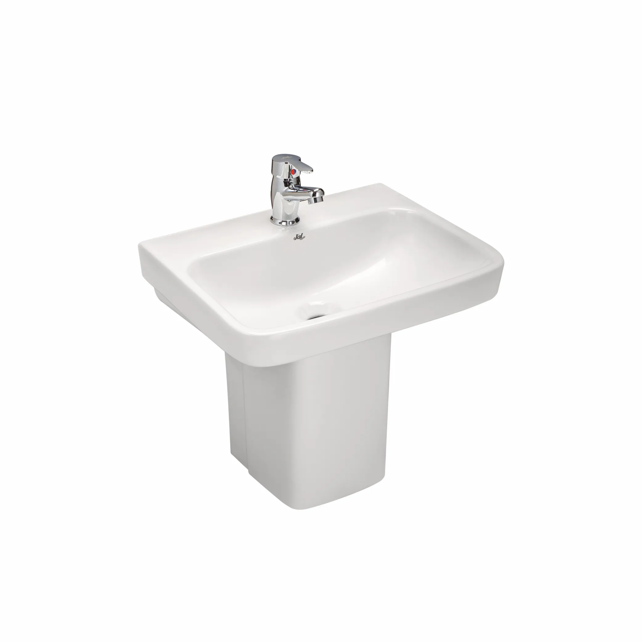 TRINITY Wash Basin with Half Pedestal
