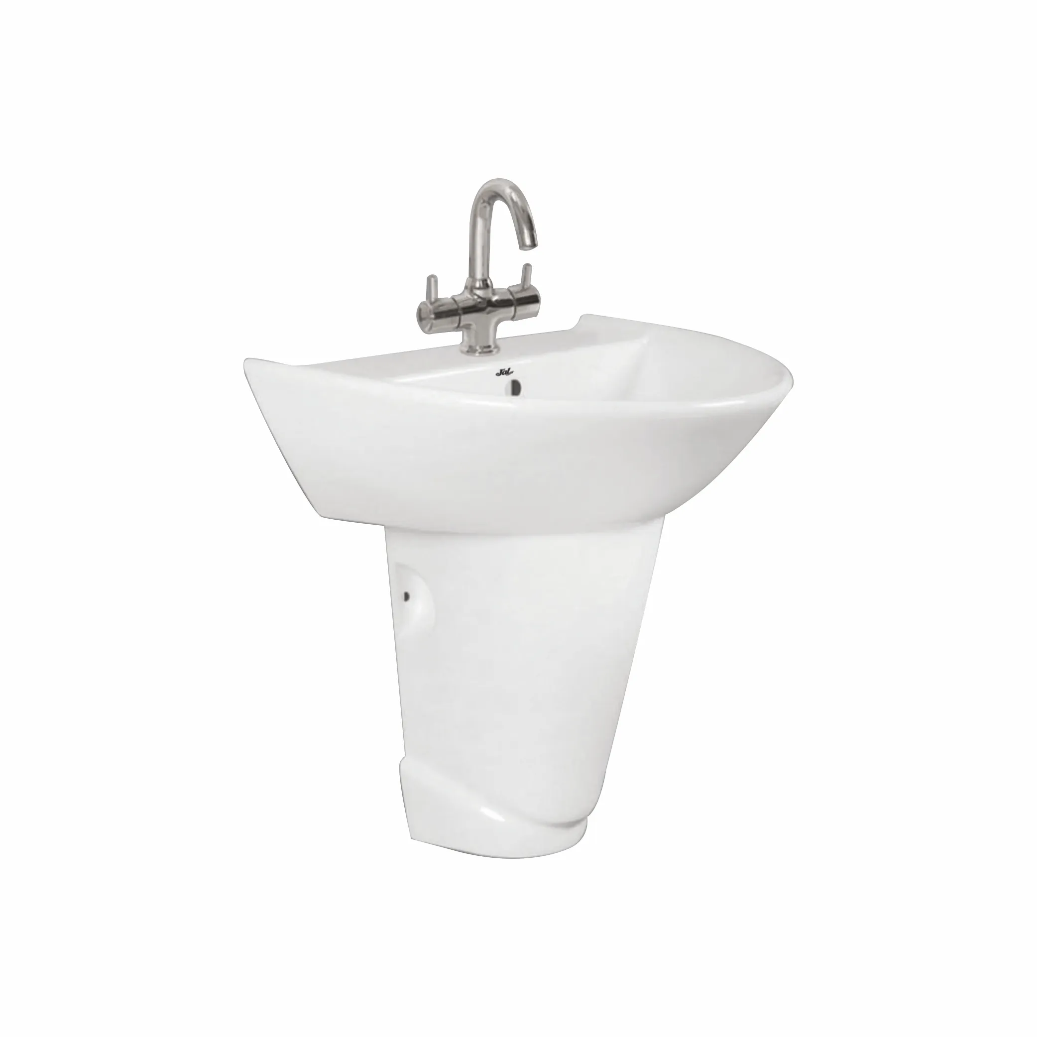 BAFFIN Wash Basin with Half Pedestal