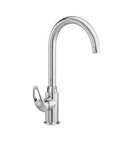 Single Lever Sink Mixer with Hi-Neck Swivel Spout