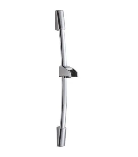 Shower Rail with S.S. Sliding Pipe with ABS Base 600mm