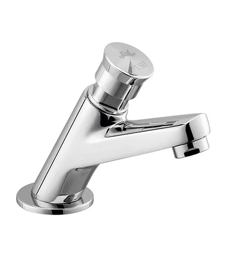 Auto Shut Pillar Tap Long Spout with Flange & Magnetic Cartridge 15mm