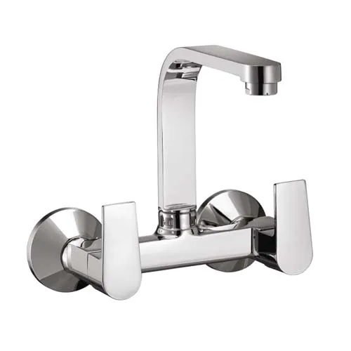 Sink Mixer with Goose Neck Swivel Spout