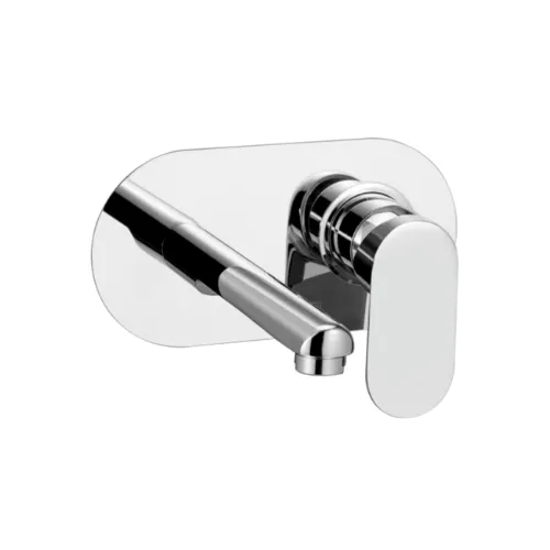 Exposed Parts of Single Lever Wall Mounted Concealed Basin Mixer