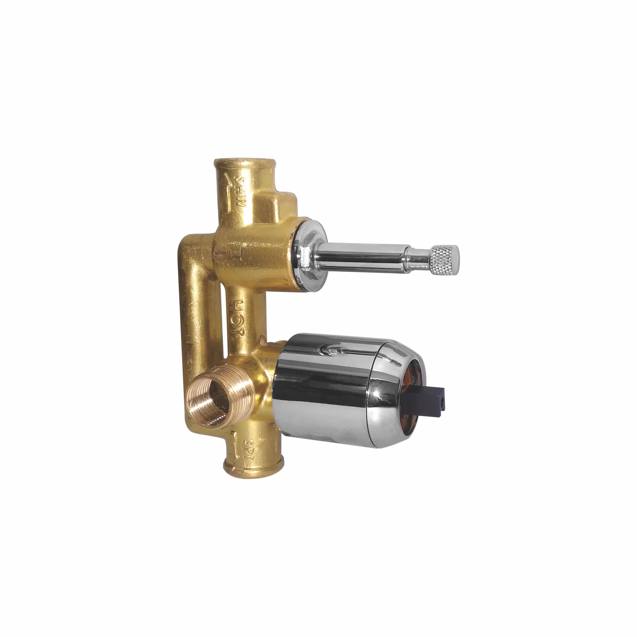 Body of Single Lever Concealed Diverter Mixer (Cast Body) Hi Flow with ‘Push Type’ Diverter