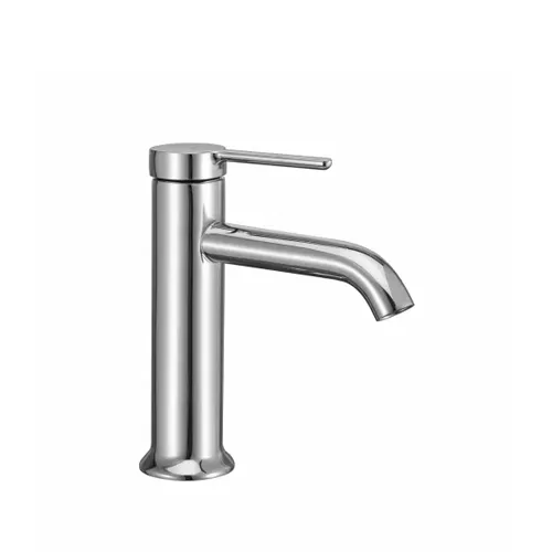 Single Lever Basin Mixer with Connection Pipes