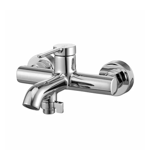 Single Lever Wall Mixer with Provision for Hand Shower