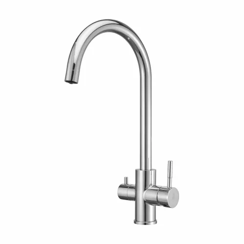 Single Lever Sink Mixer Table Mounted with Connection Pipe