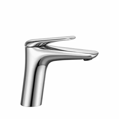 Single Lever Basin Mixer with Connection Pipe