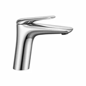 Single Lever Basin Mixer with Connection Pipe