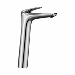 Single Lever Basin Mixer Tall with Connection Pipes