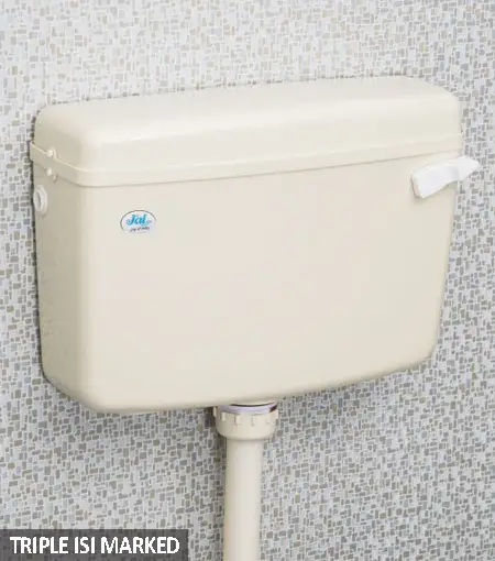Flush Cistern Single Push “Aura” Ivory Color