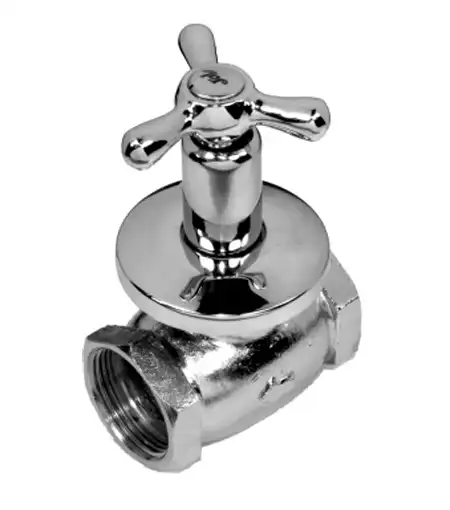 Flush Cock Half Turn with Flange 40mm / Concealed Master Control Stop Cock 1 1/2″