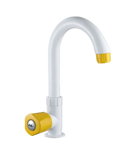 Pillar Tap ‘Swivel’ with foam flow & flange