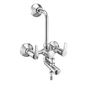 Wall Mixer 3-in-1 with Provision For Hand Shower & Overhead Shower with Bend
