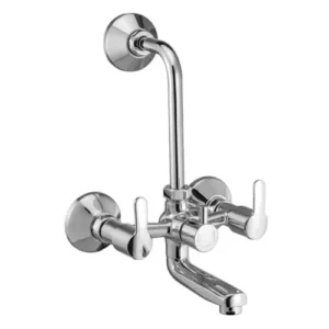 Wall Mixer with Provision For Overhead Shower with Bend (S.S.) (with NRV)