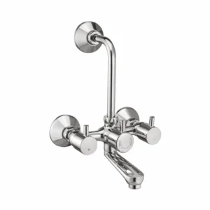 Wall Mixer with Provision for Overhead Shower with Bend