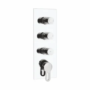 Exposed Parts of Single Lever Concealed Divertor Mixer 6 Outlets