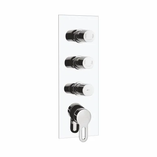 Exposed Parts of Single Lever Concealed Divertor Mixer 6 Outlets