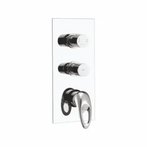Exposed Parts of Single Lever Concealed Divertor Mixer 4 Outlets