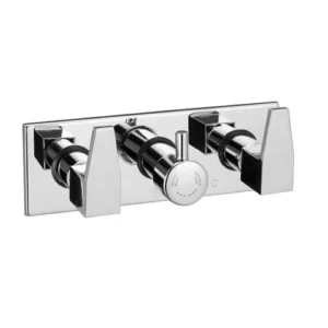 Exposed Parts of Concealed Wall Mixer Composite Body with Rectangular Flange