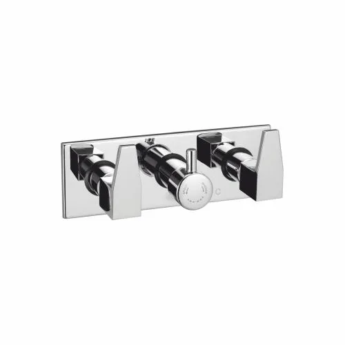 Exposed Parts of Concealed Wall Mixer Composite Body with Rectangular Flange