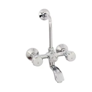 Wall Mixer with Provision for Overhead Shower with Bend