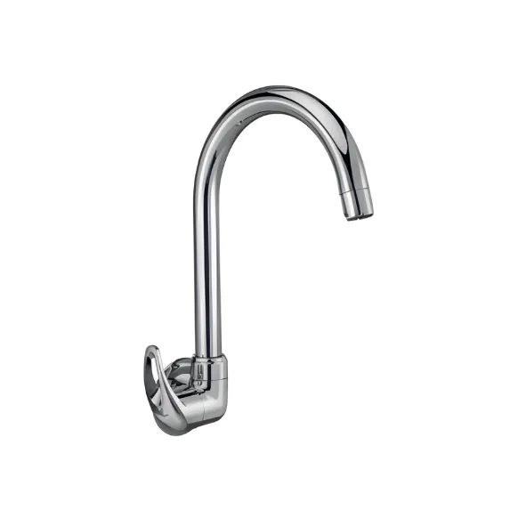 Bib Tap Deck Mounted with Gooseneck ‘Swivel’