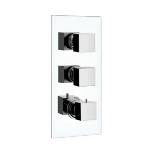 Exposed Parts with Square Knobs for Thermostatic Concealed Wall Mixer