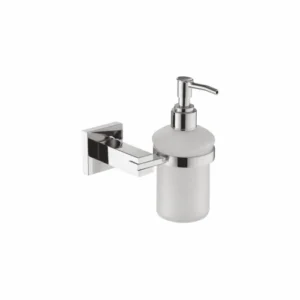Liquid Soap Dispenser with Glass Tumbler