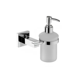 Liquid Soap Dispenser with Glass Tumbler