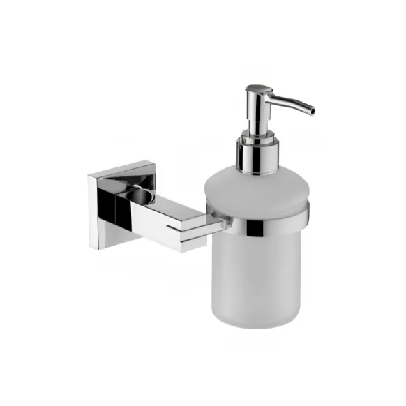 Liquid Soap Dispenser with Glass Tumbler