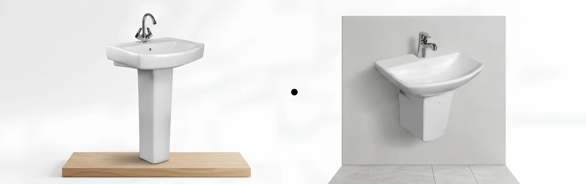 Pedestal Wash Basin vs Half Pedestal Basin: Key Differences to Know