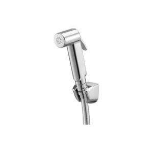 Health Faucet Set with CP Flexible Pipe 1 mtr & Wall Bracket