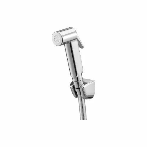 Health Faucet Set with CP Flexible Pipe 1 mtr & Wall Bracket